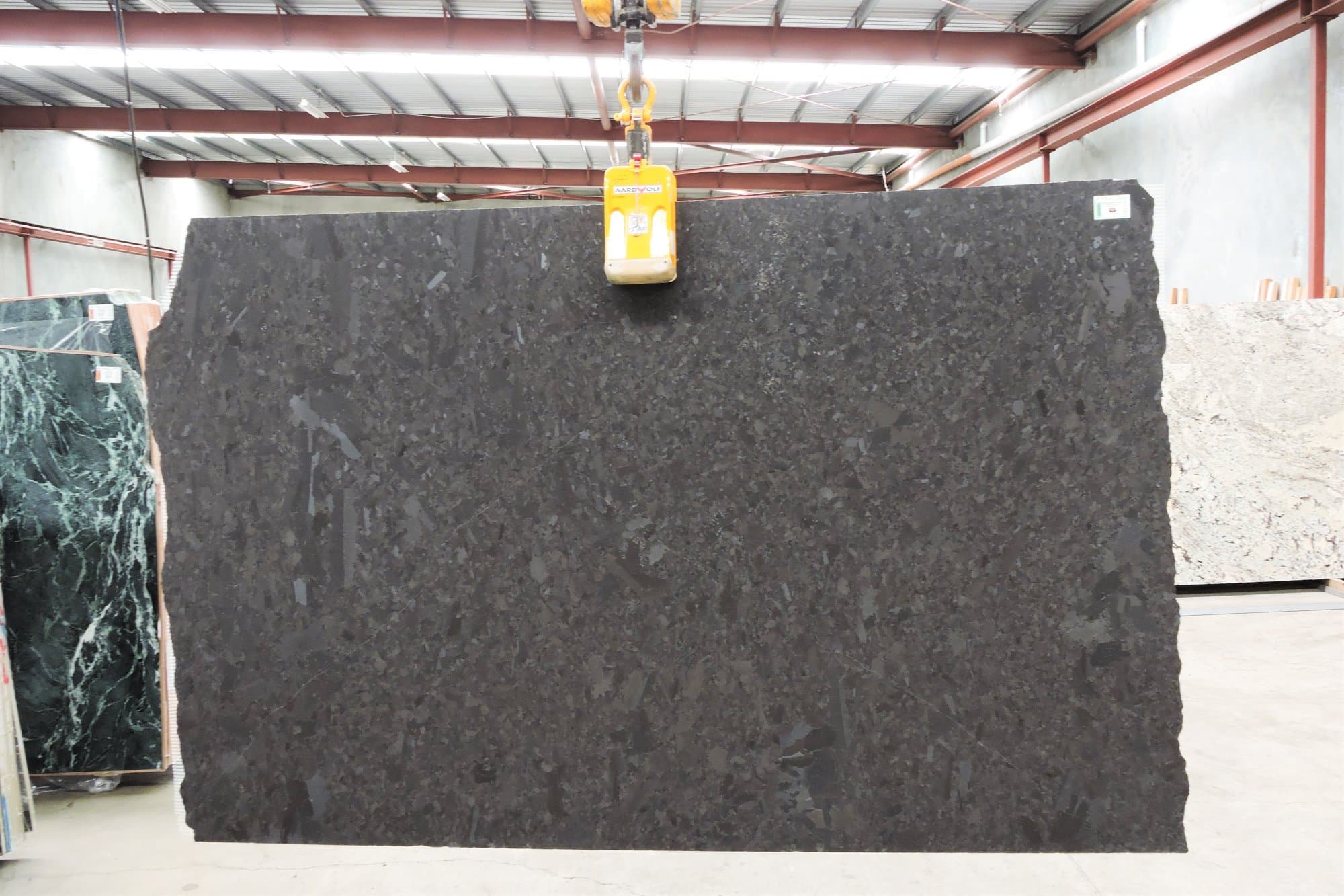 Leather antique brown granite