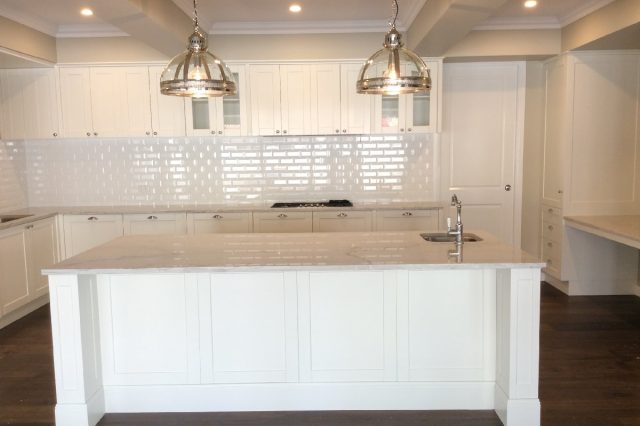 White Macaubas Quartzite Kitchen