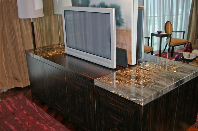 Nero Portoro Marble TV Unit 1